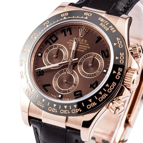 rolex daytona rose gold leather band|Rolex daytona price list.